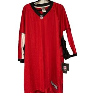 NFL Pro Line Atlanta‎ Falcons Women's Jersey 5X Extra Large Red Shirt Unisex